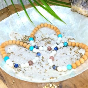 Bohemian Gemstone Anklets